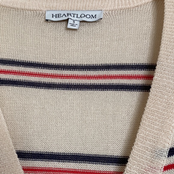 Anthro Heartloom Striped Long Duster Cardigan Small - Picture 5 of 7